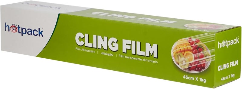 Hotpack Cling Film - 103 Meter Long, 45cm Wide Transparent Food Wrap Film - Image 4